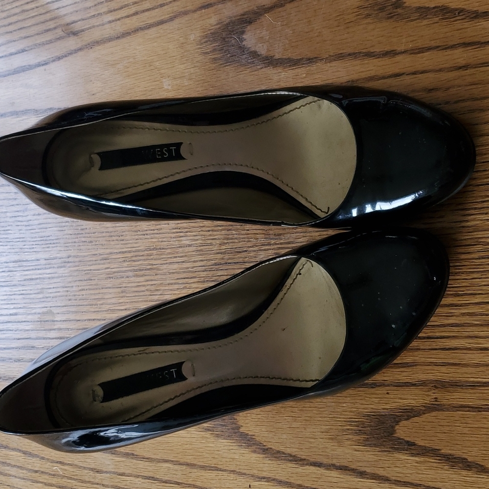 Patent Leather Wedges